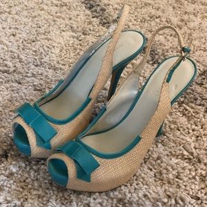 Brand new Nine West peep toe heels